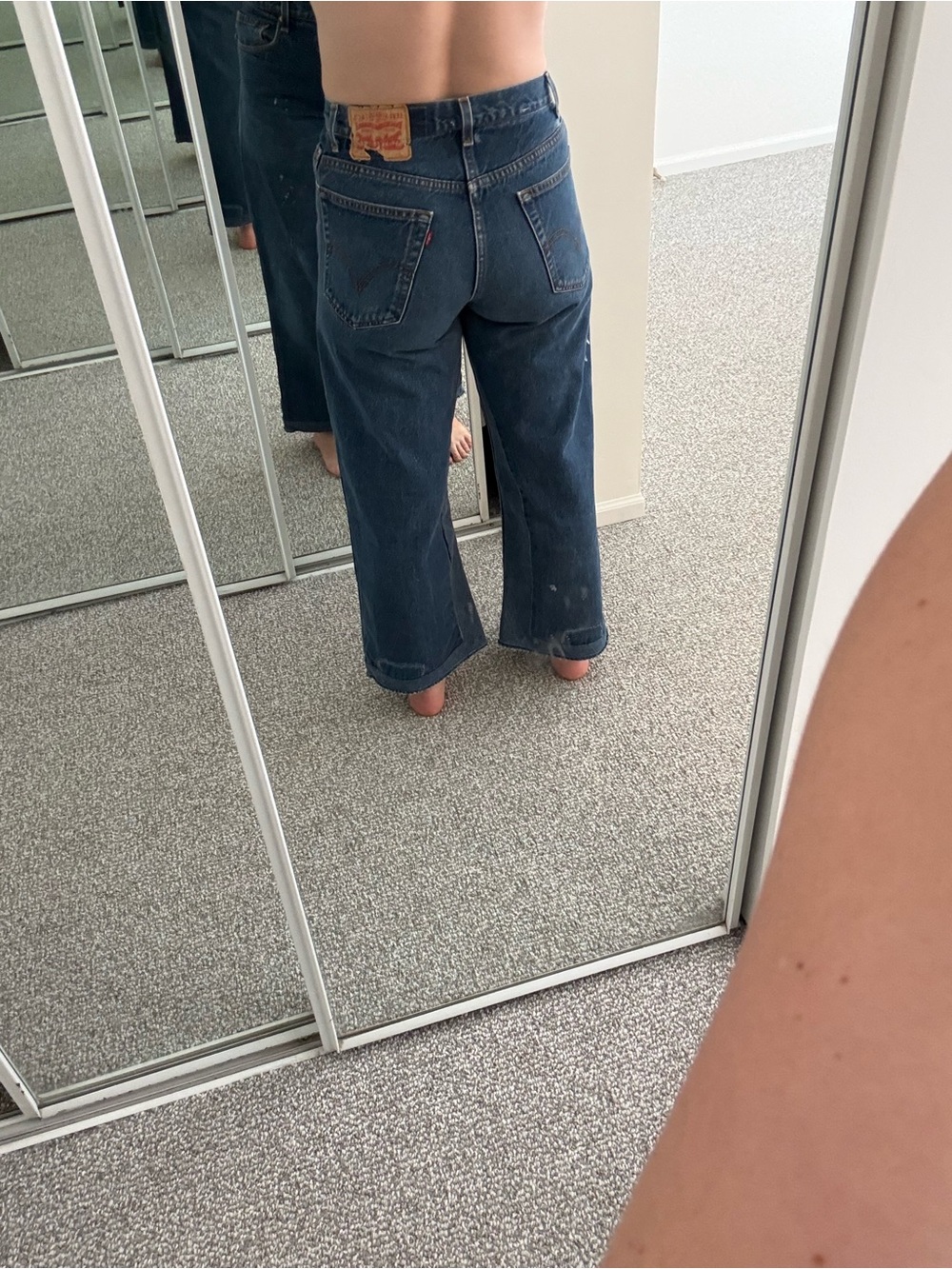 B SIDES Reworked Indigo Culotte Jeans - Picture 11 of 16